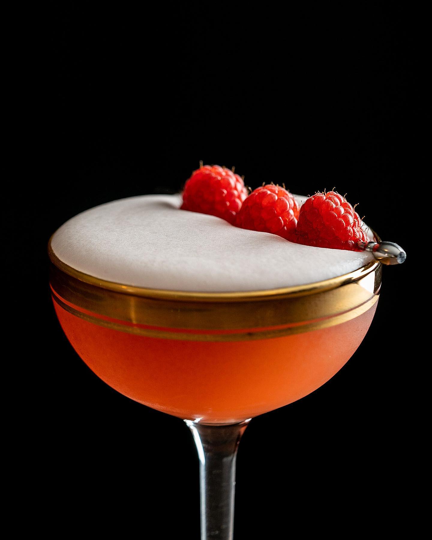 Cocktail with berries