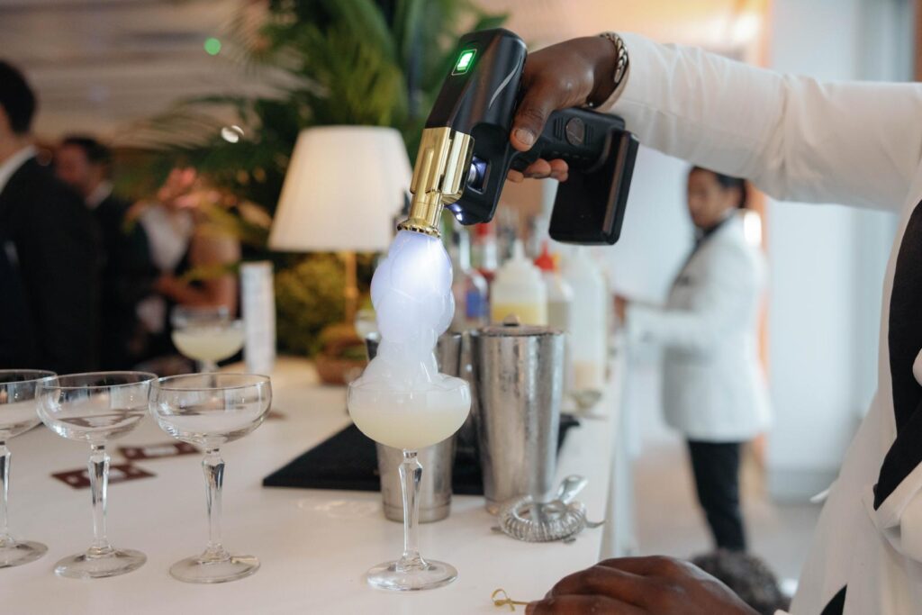 Bubble cocktail served at a Sydney event