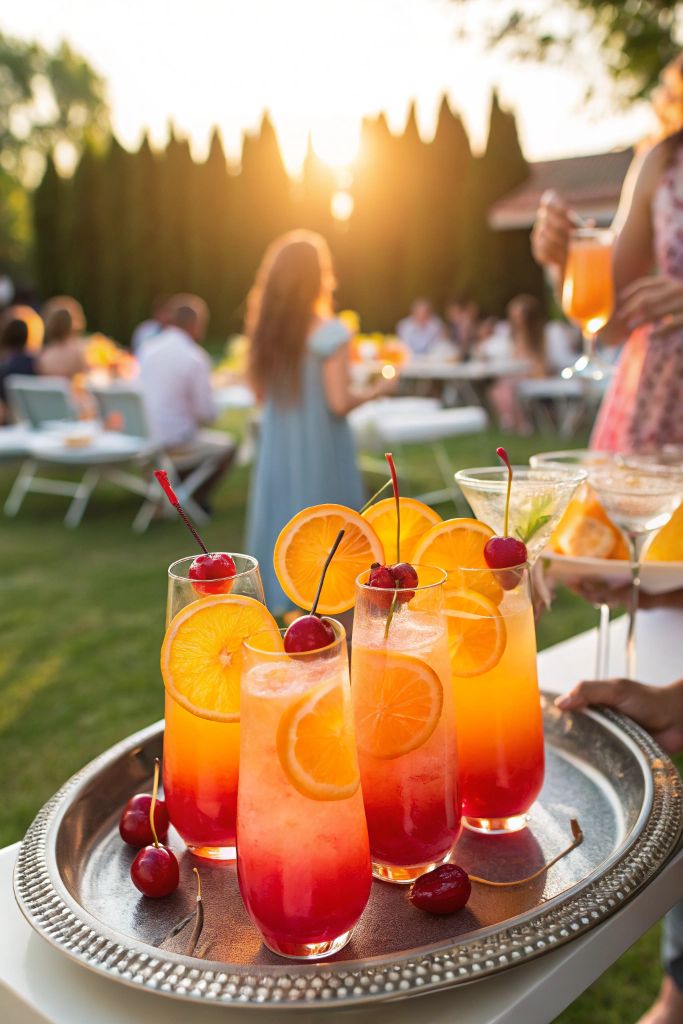 Light, botanical and citrus driven cocktail for daytime events