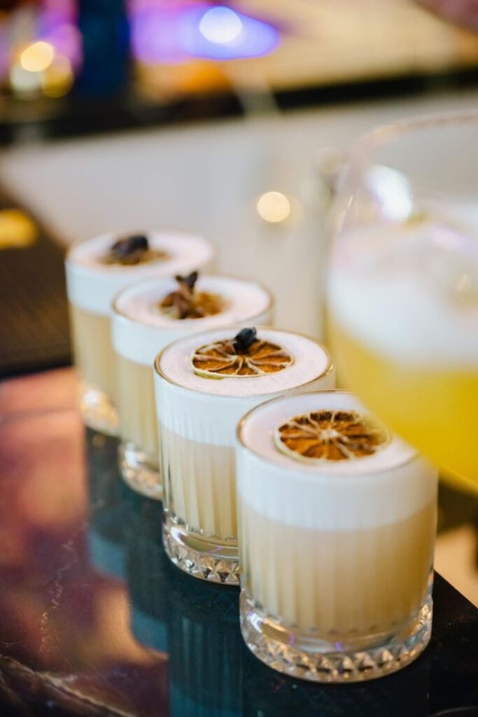 Structured and spirit forward cocktail for evening celebrations