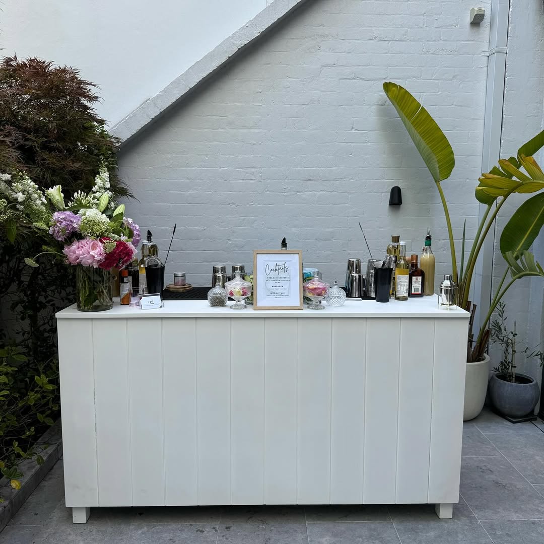 Bartender preparing cocktails at a Perth event