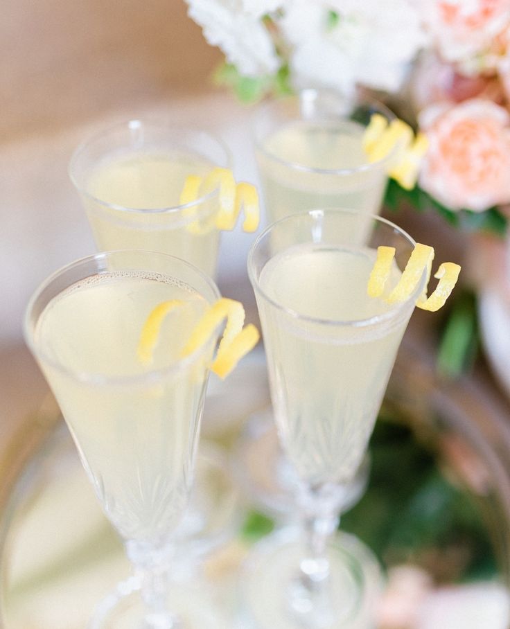 French 75 cocktail crafted by Shake & Strain Bar