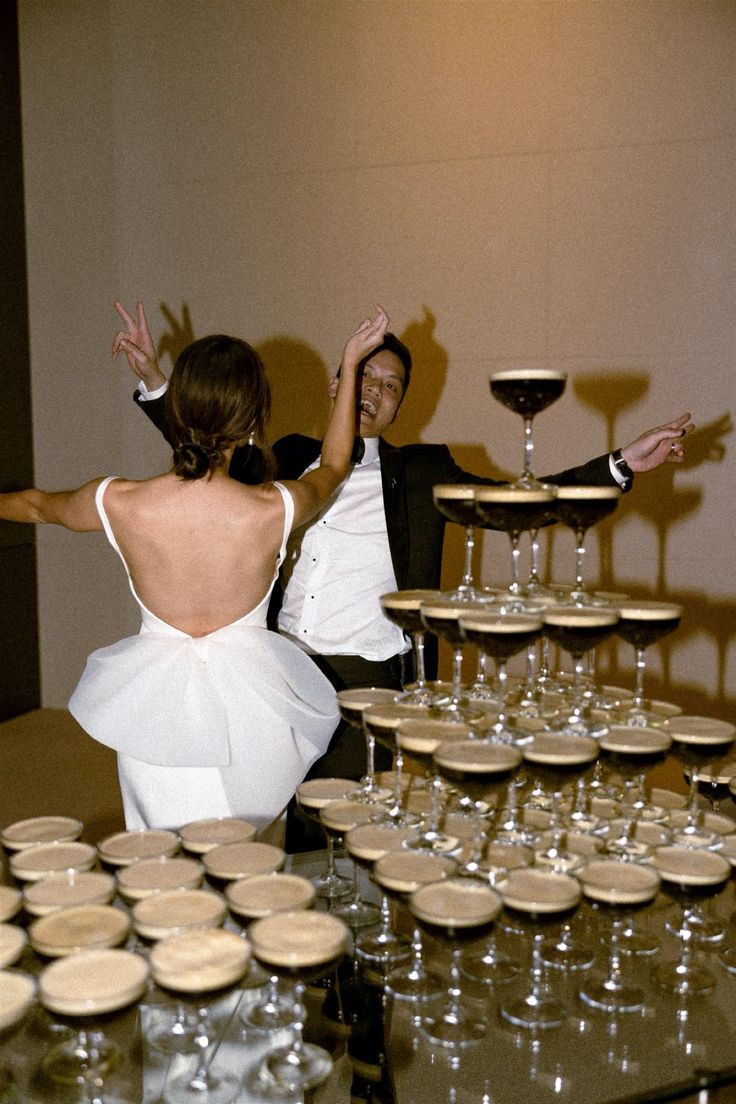 Sydney Harbour wedding with a mobile cocktail bar